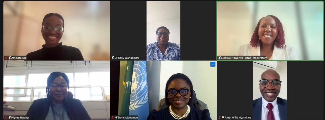 Participation PFS Webinaire ONU Femmes